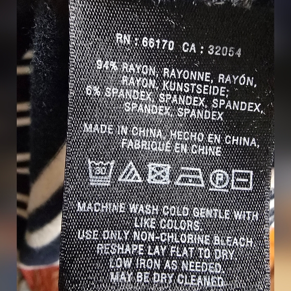 Anthropologie Maeve Navy and White Striped HIgh Neck Asymmetrical Dress XS - Picture 6 of 8